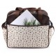 Dark Brown Unisex Messenger Diaper Bag