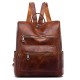 PU Leather Laptop Backpack