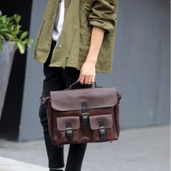 Laptop Bag 15.6 inch Leather