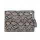 Snake Print Clutch