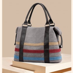 Canvas Zip Top Tote Bag