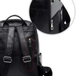 PU Leather Backpack Purse