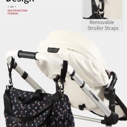 Floral Print Diaper Bag