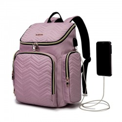 Backpack Diaper Bag With Phone Charger