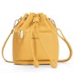 Leather Bucket Shoulder Bag