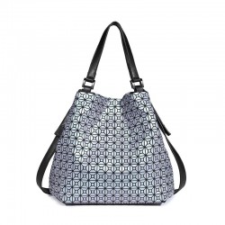 Silver Geometric Bag ERIN