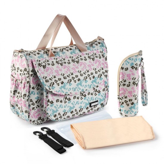 Floral Print Diaper Bag