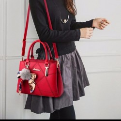 Zippered Leather Tote