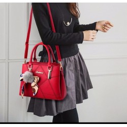 Zippered Leather Tote