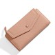 Women's Leather Trifold Organizer Wallet