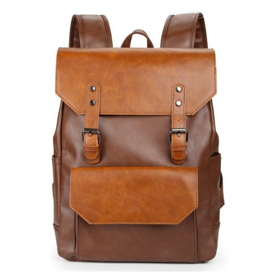 Leather Backpack 15 inch Laptop