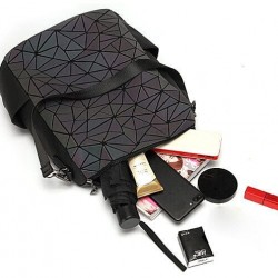 Geometric Backpack Purse