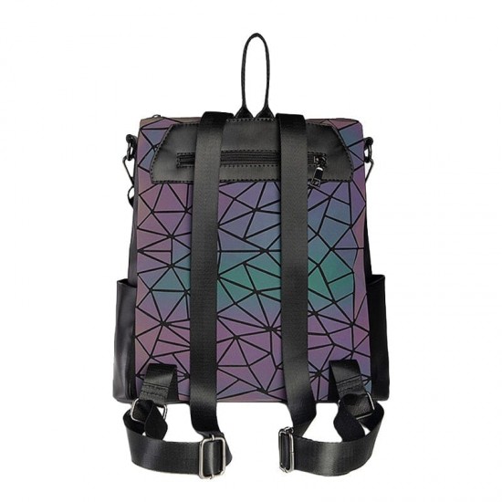 Geometric Backpack Purse