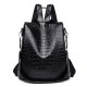 Leather Anti Theft Backpack Women