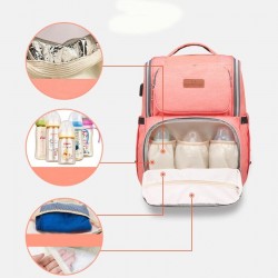 Lequeen Diaper Bag With Charger