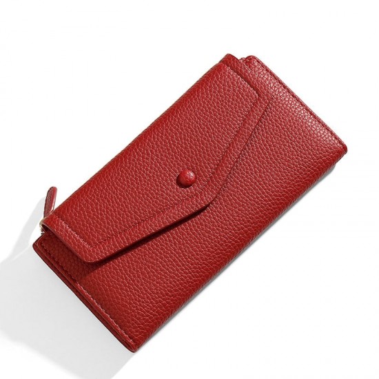 Women's Leather Trifold Organizer Wallet