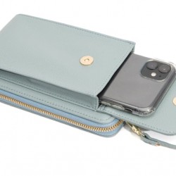 Leather Phone Pouch With Strap