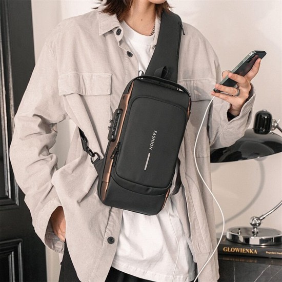 Sling Backpack With USB Port