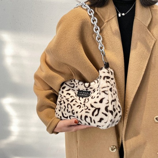 Leopard Print Crossbody Purse