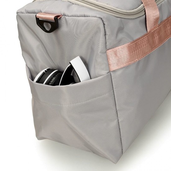 Gym Bag With Shoe Compartment And Water Bottle Holder