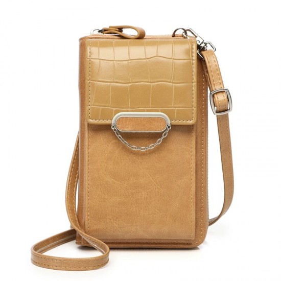 Leather Phone Pouch Crossbody