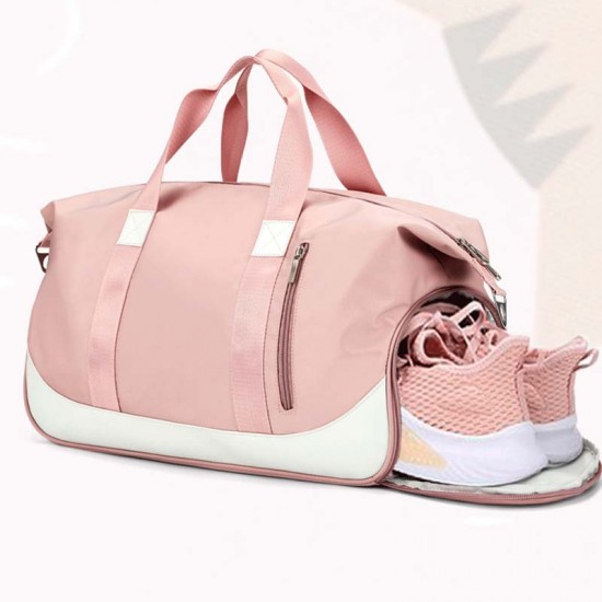 Women's Gym Bag With Shoe Compartment