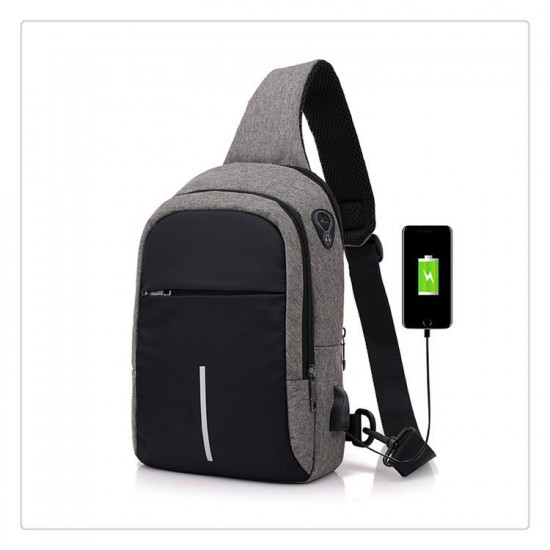 Sling Cross Body Bag With USB Charging Port