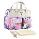 Floral Diaper Bag Tote