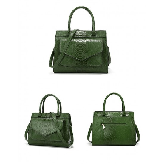 Emerald Green Leather Bag